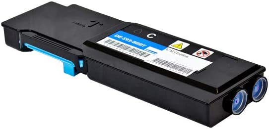 ICU Dell C2660 Series Cyan Compatible Toner Cartridge TW3NN (593-BBBT), High Yield 6,000 pages