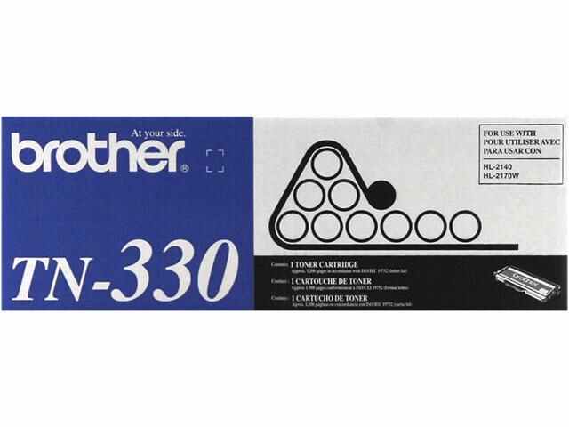 ICU Brother TN330BK OEM Black Toner Cartridge - 1500 Page Yields - Ink Cartridges USA
