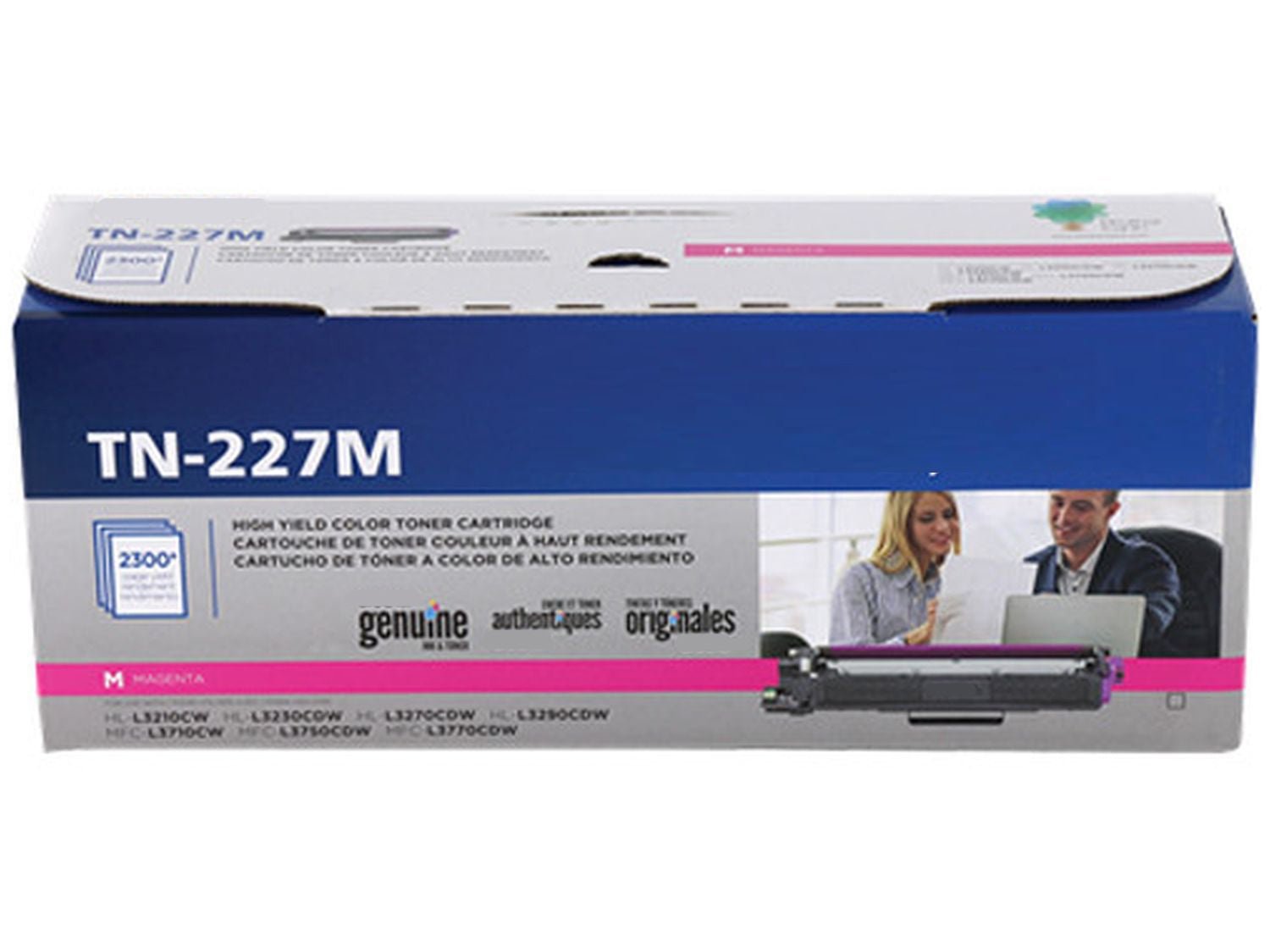 ICU Compatible Get Brother ICUTN227M Yields 2300 Pages TN227M Toner Cartridge - TN227 Magenta - High Yield - Ink Cartridges USA
