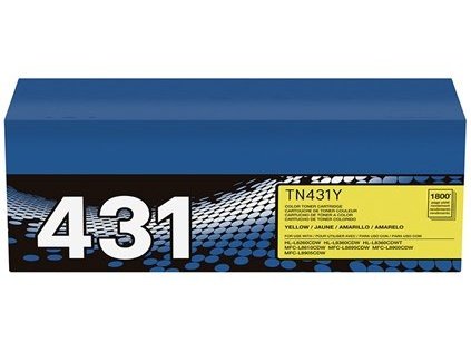 ICU Compatible Get Brother ICUTN431Y Yields 4000 Pages TN431 Yellow High Yield 4000 Pages Toner Cartridge (TN431Y)