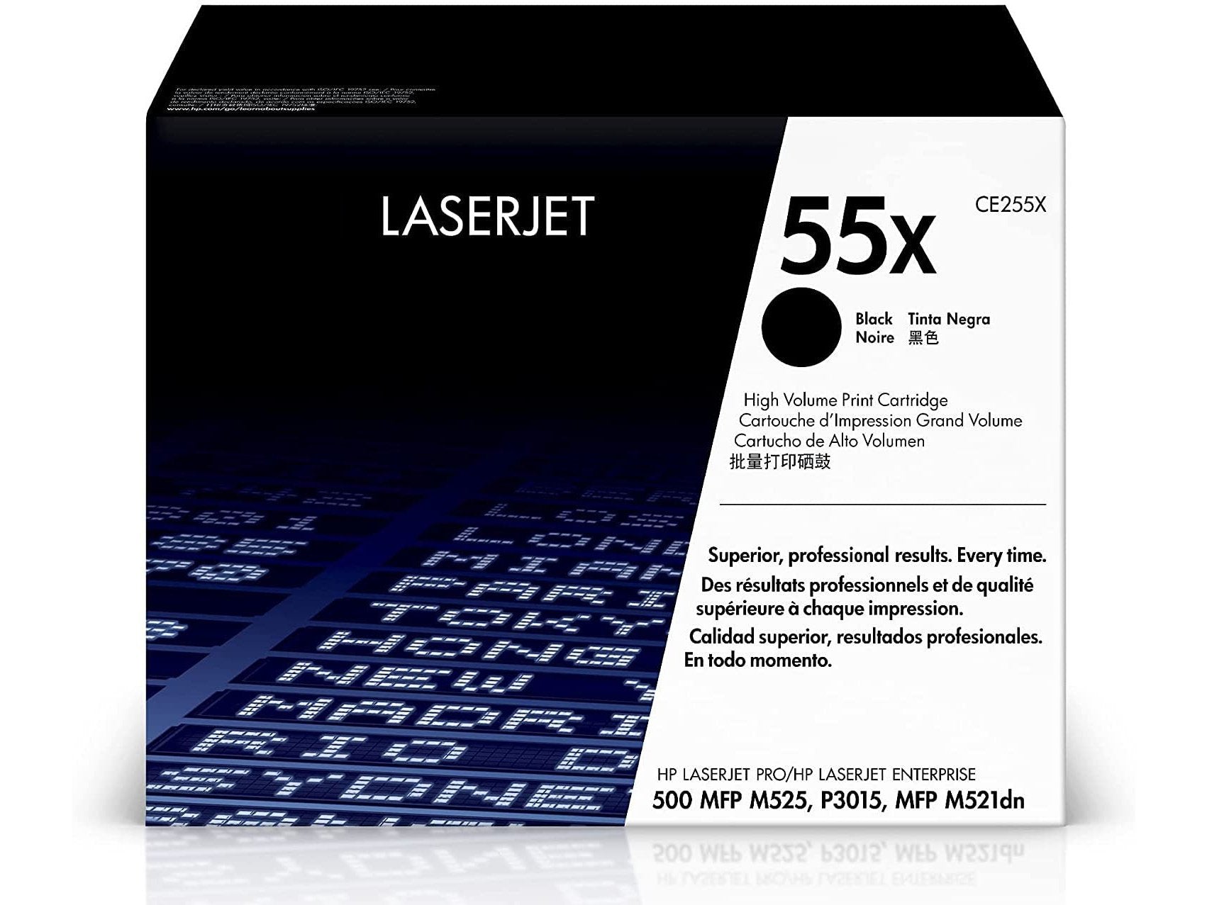 ICU Compatible Get HP ICUCE255X Jumbo Yields 15000 Pages 55X Black Laser Toner Cartridge
