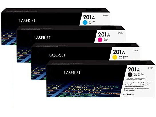 ICU Compatible Get HP ICUCF400 VALUE PACK Yields 1,400 Pages 201A B/C/M/Y Laser Toner Cartridge