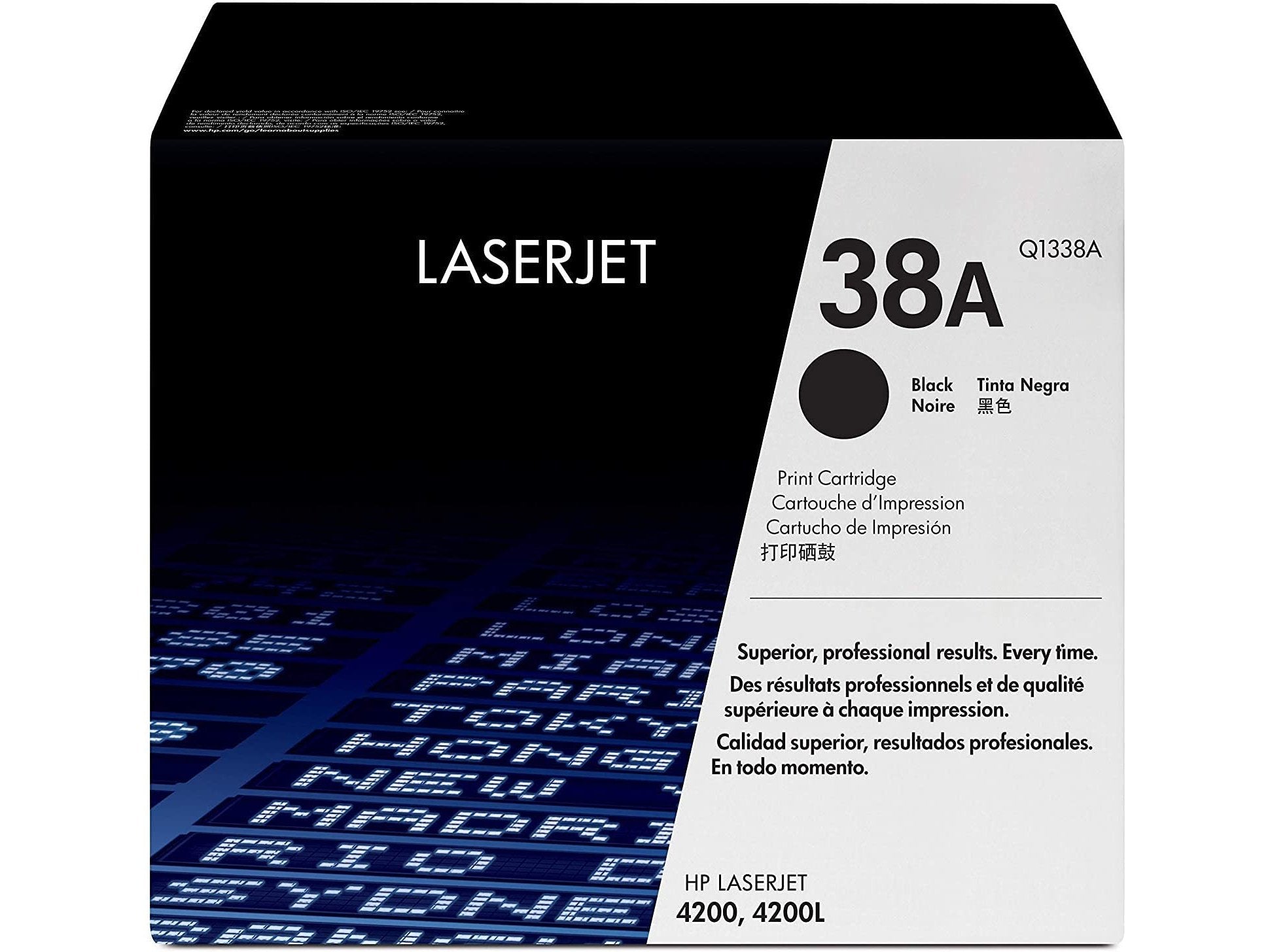 ICU Compatible Get HP ICUQ1338A Jumbo Yields 15000 Pages 38A Black Laser Toner Cartridge - Ink Cartridges USA