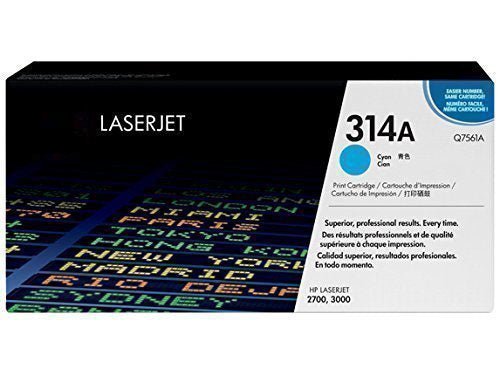 ICU Compatible Get HP ICUQ7561A Yields 3,500 Pages 314A Cyan Laser Toner Cartridge - Ink Cartridges USA