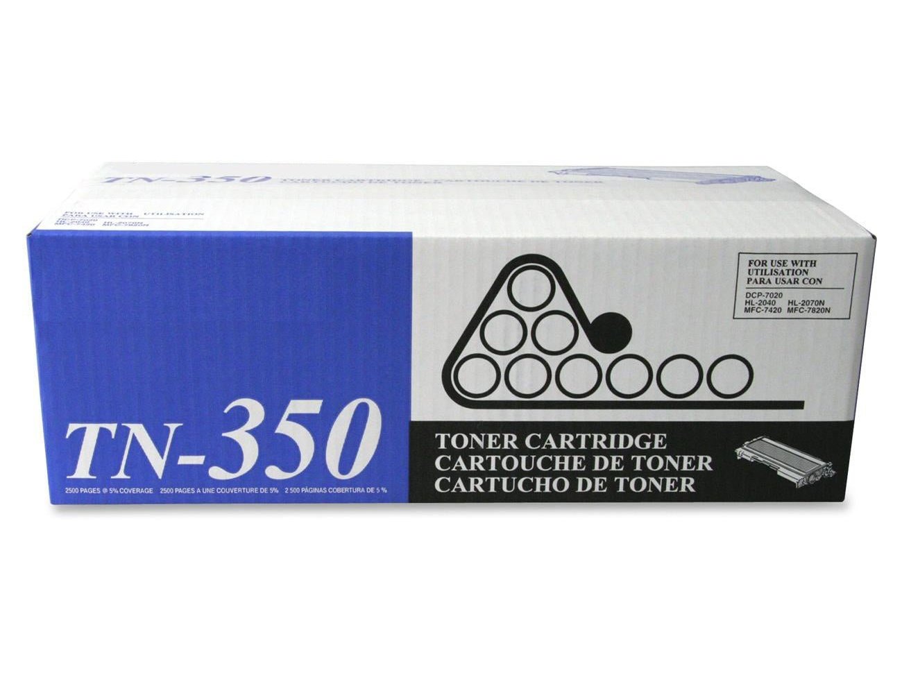 ICU Compatible/ OEM Brother TN350 Black Standard Yield 2500 Pages Toner Cartridge (TN350BK)