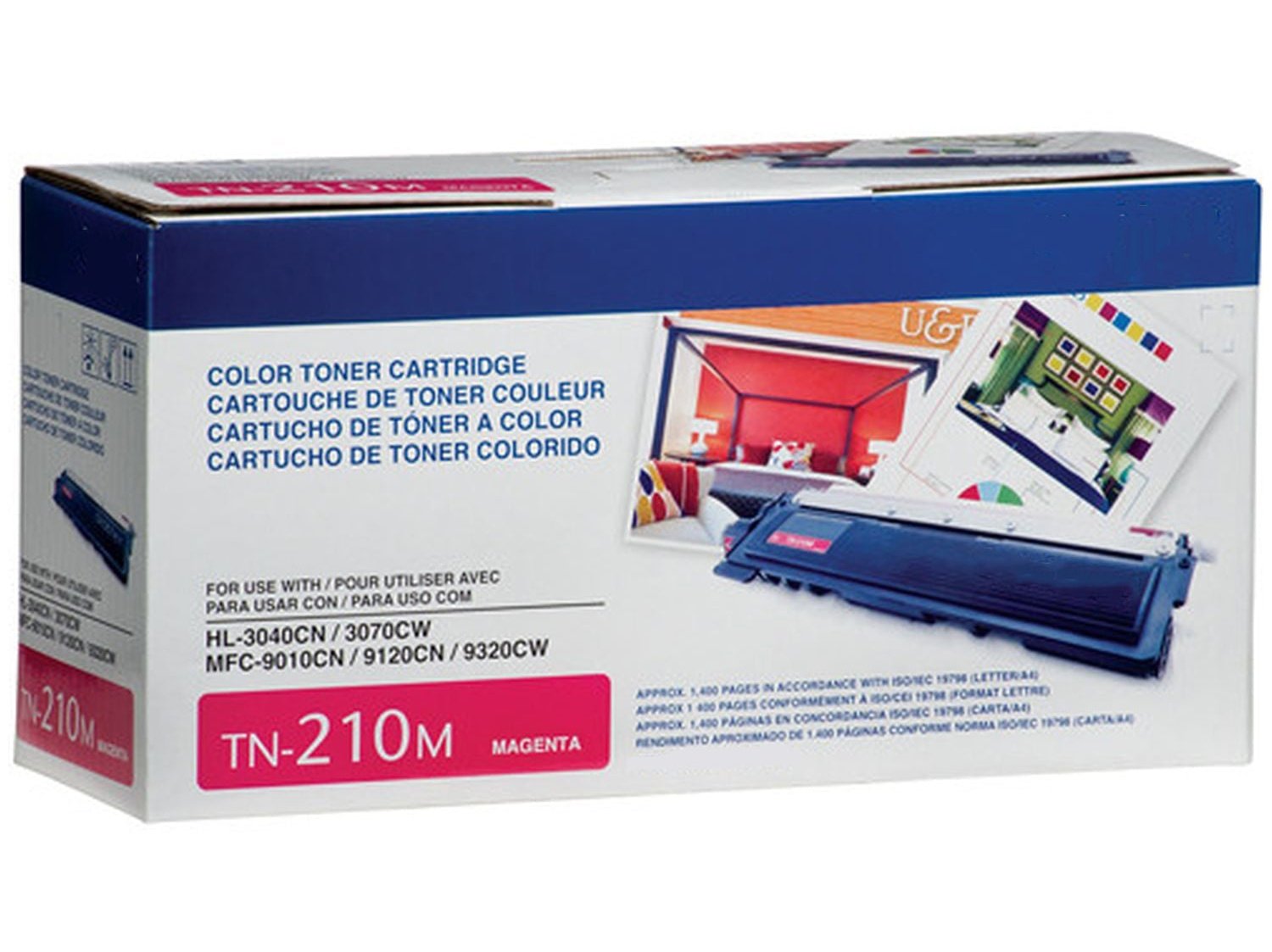 ICU Compatible/ OEM Get Brother ICU-TN-210-M Yields 1400 Pages TN-210 Magenta Standard Yield 1400 Pages Toner Cartridge (TN210M) - Ink Cartridges USA