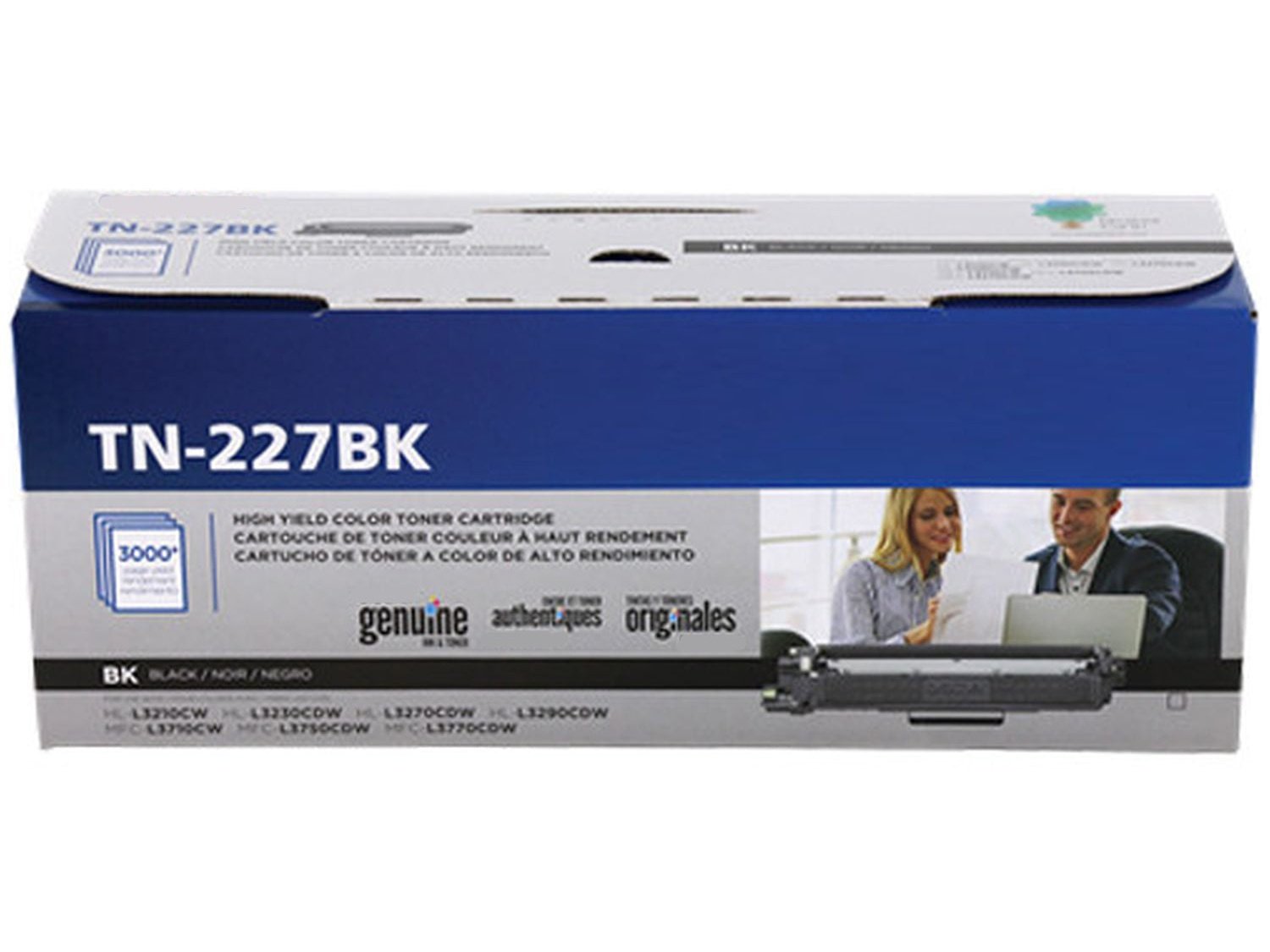 ICU Compatible/ OEM Get Brother ICU-TN-227-BKH Yields 3000 Pages TN-227 Black High Yield 3000 Pages Toner Cartridge (TN227BK)