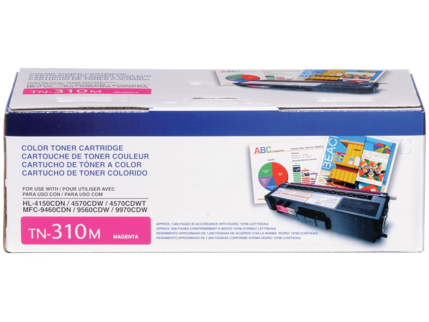 ICU Compatible/ OEM Get Brother ICU-TN-310-M Yields 3500 Pages TN-310 Magenta High Yield 3500 Pages Toner Cartridge (TN310M) - Ink Cartridges USA