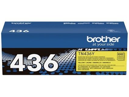 ICU Compatible/ OEM Get Brother ICUTN436-Y Yields 6500 Pages TN436 Yellow High Yield 6500 Pages Toner Cartridge (TN436Y)