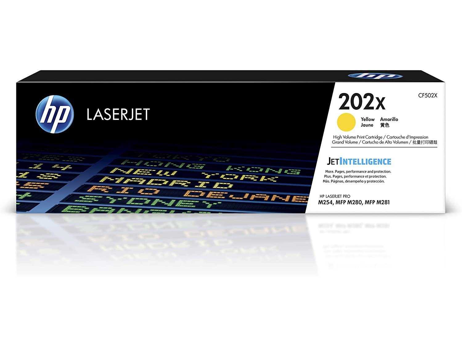 ICU Compatible/ OEM Get HP ICU-HP-202X-CF502X Yields 2500 Pages 202X Yellow High Yield Toner Cartridge (CF502X) - 2500 Page Yield