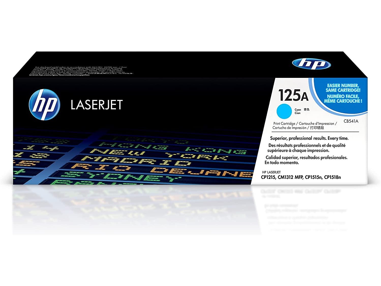 ICU Compatible/ OEM Get HP ICUCB541A Yields 1400 Pages Cyan CB541A (125A) Laser Toner Cartridge for Hewlett Packard (HP) CM1312/CP1215/CP1515 - Ink Cartridges USA