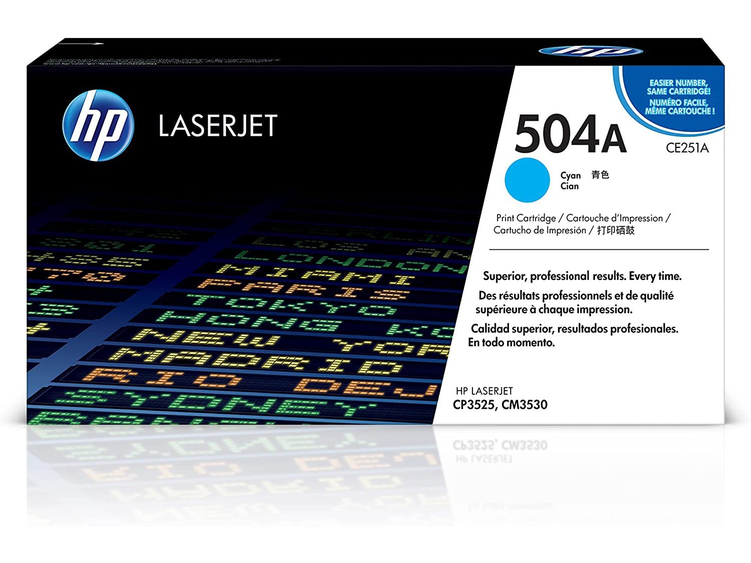 ICU Compatible/ OEM Get HP ICUCE251A Yields 7000 Pages Cyan CE251A Laser Toner Cartridge for Hewlett Packard (HP 504A) CP3520/CP3530