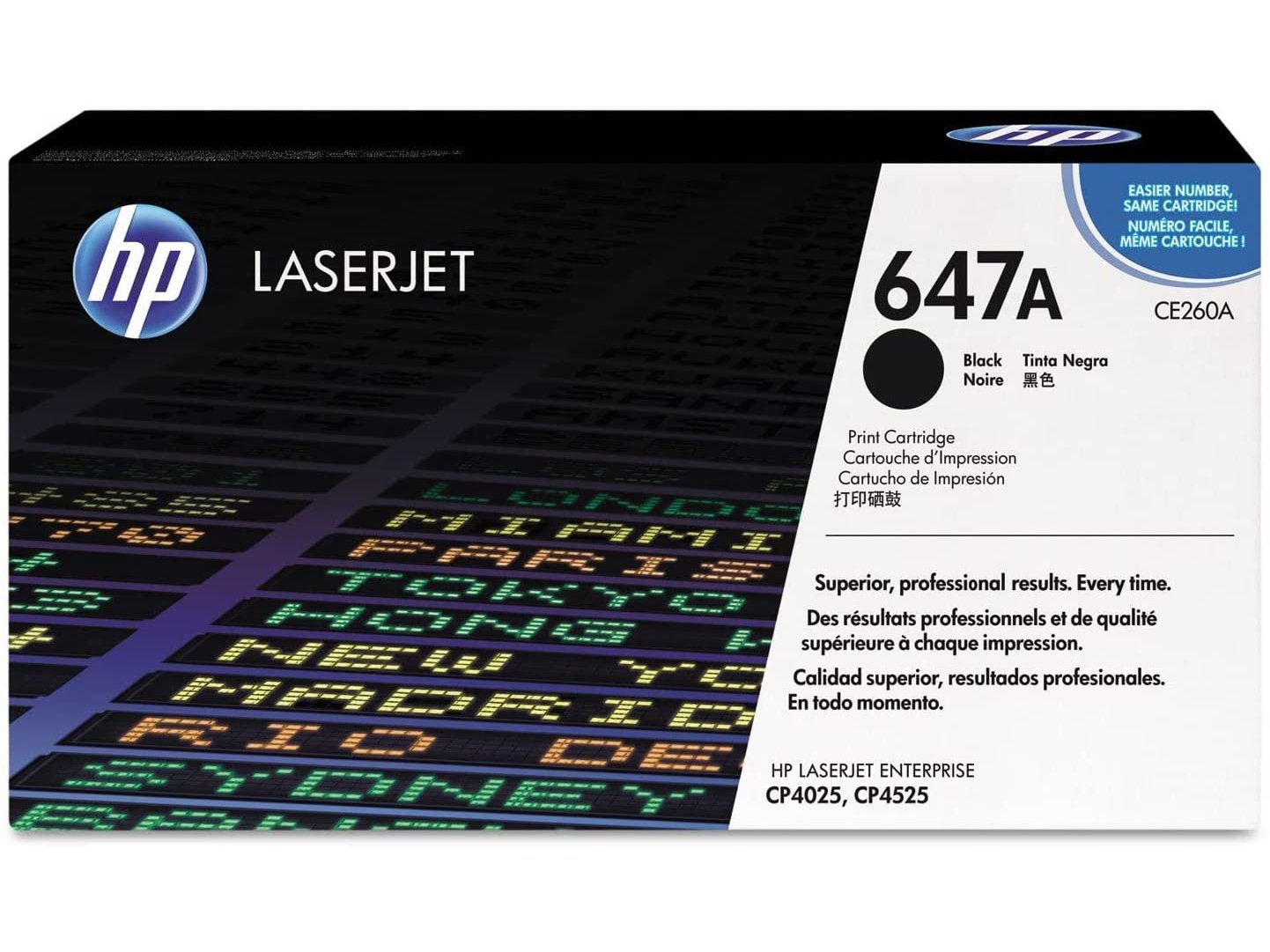 ICU Compatible/ OEM Get HP ICUCE260A Yields 8500 Pages CE260A Black Toner Cartridge - 647A