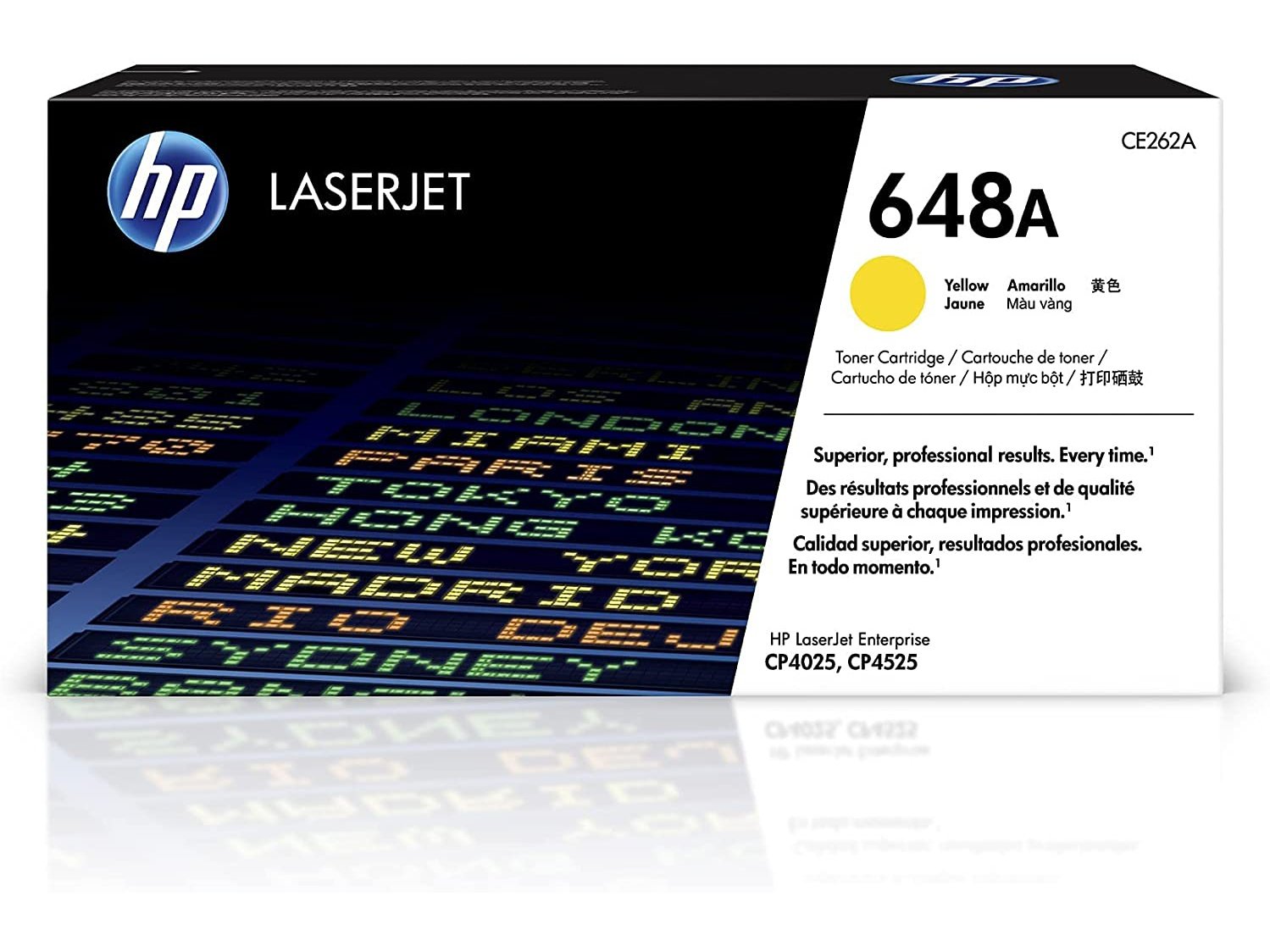 ICU Compatible/ OEM Get HP ICUCE262A Yields 11000 Pages Yellow CE262A Laser Toner Cartridge for Hewlett Packard (HP 648A) CP4025/CP4525
