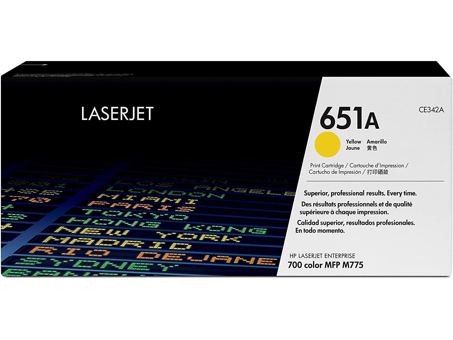 ICU Compatible/ OEM Get HP ICUCE342A Yields 16000 Pages 651A Yellow CE342A Laser Toner Cartridge for Hewlett Packard M775 Printers