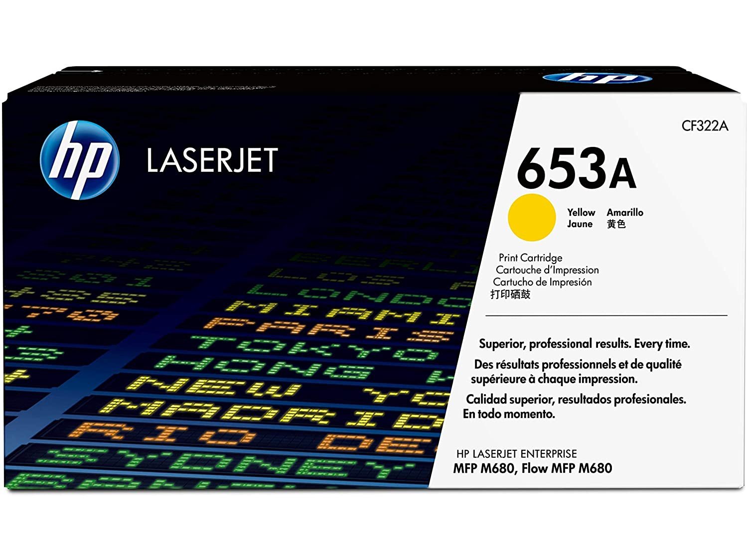 ICU Compatible/ OEM Get HP ICUCF322A Yields 16500 Pages Compatible CF322A Toner Cartridge Yellow - 653A