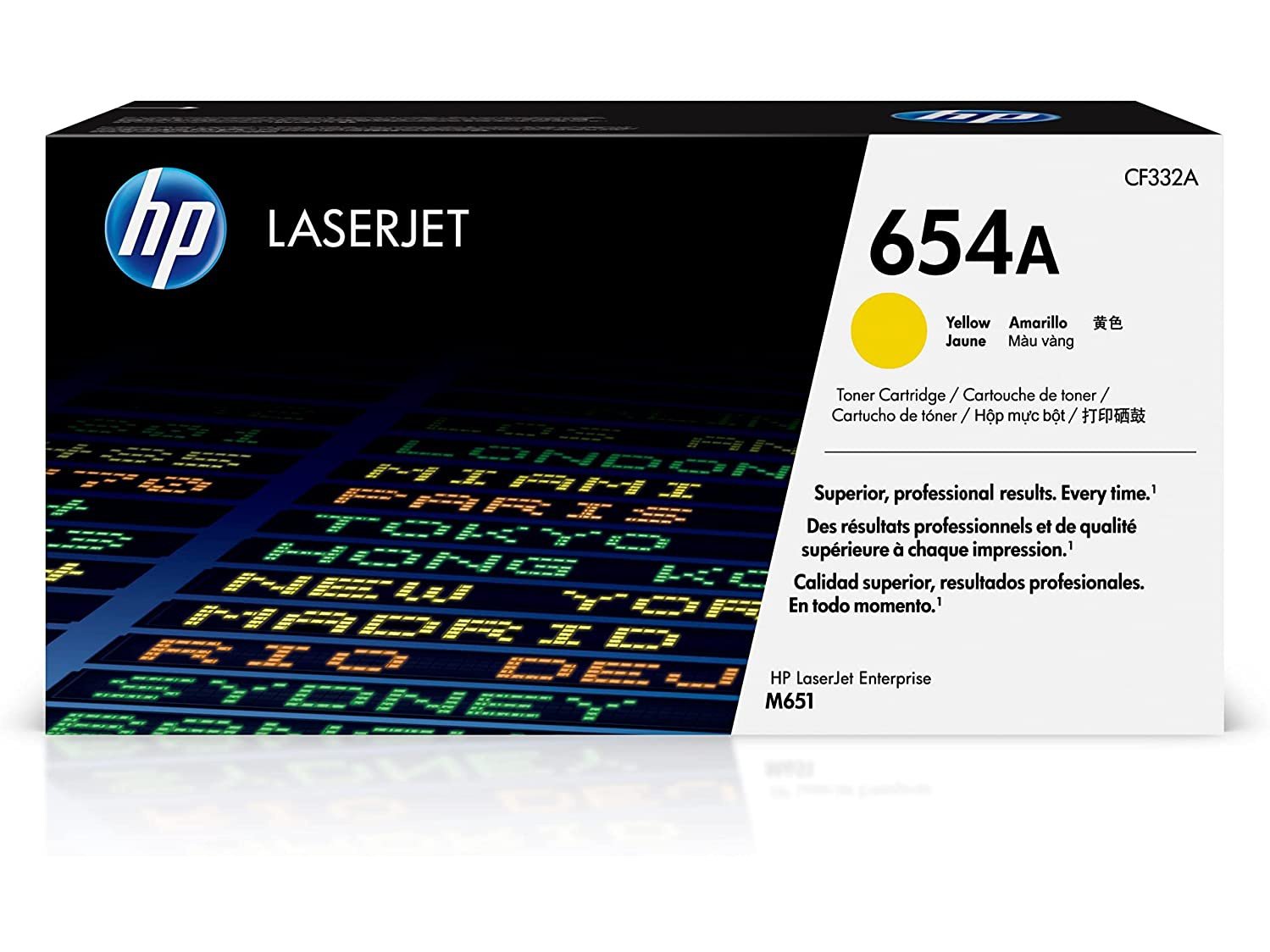 ICU Compatible/ OEM Get HP ICUCF332A Yields 15000 Pages Compatible CF332A Toner Cartridge Yellow - 654A