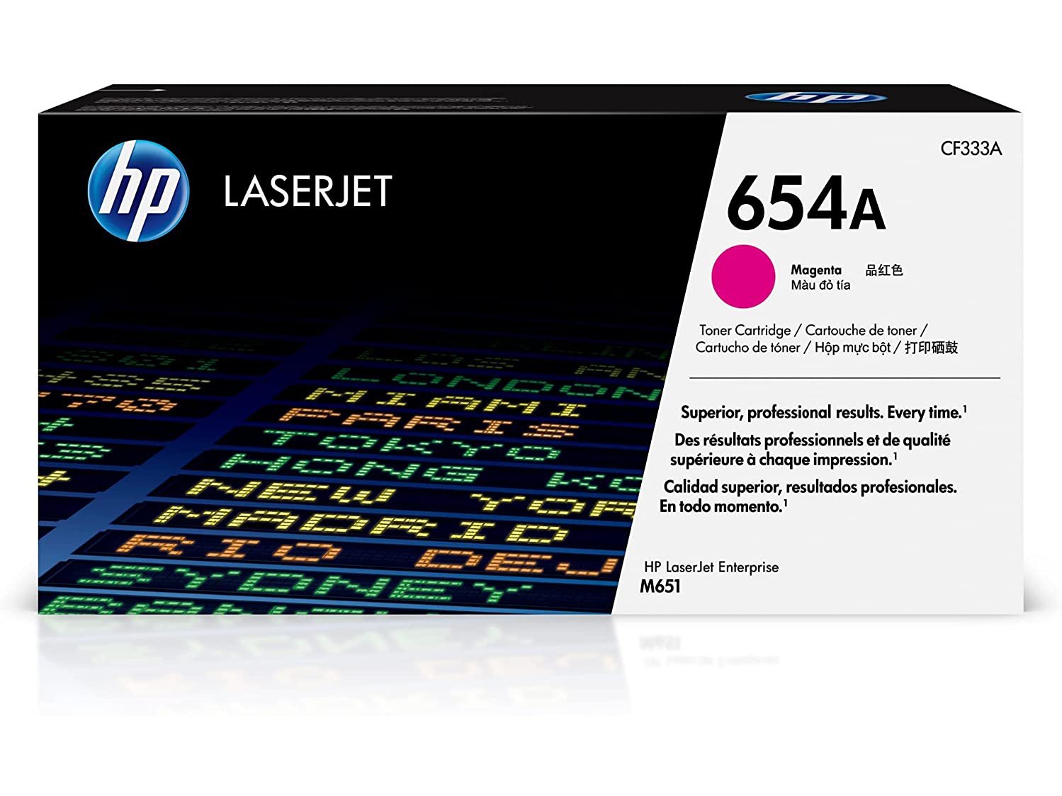 ICU Compatible/ OEM Get HP ICUCF333A Yields 15000 Pages Compatible 654A Magenta CF333A Laser Toner Cartridge for Hewlett Packard Printers