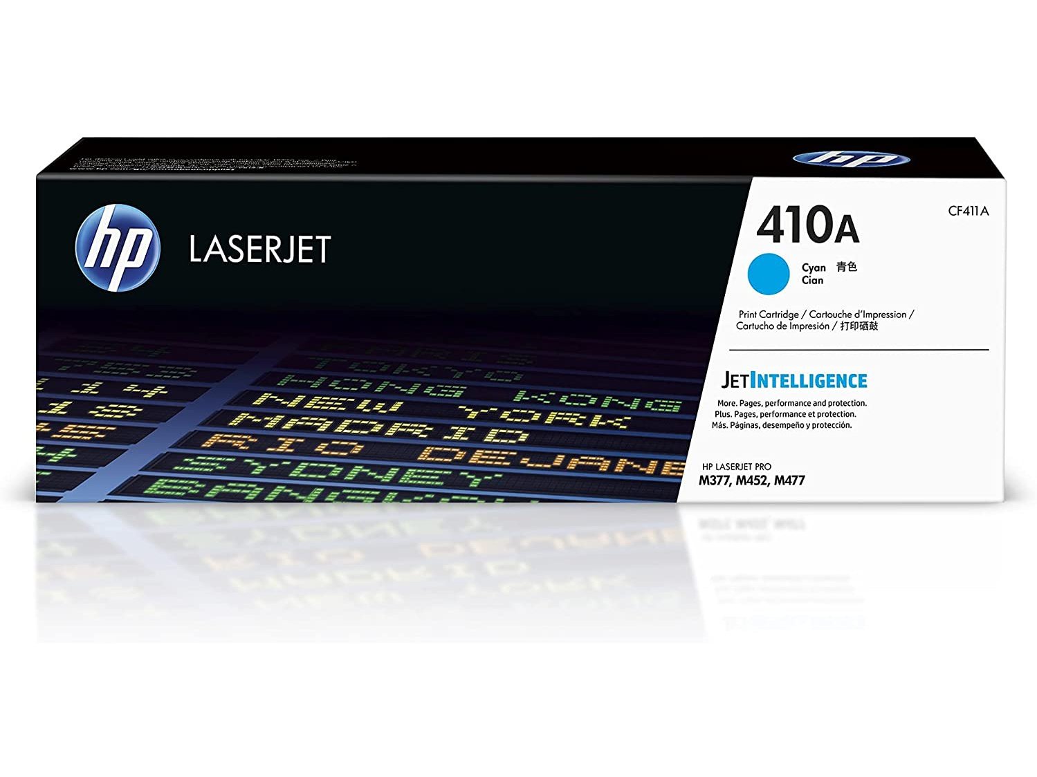ICU Compatible/ OEM Get HP ICUCF411A Yields 5000 Pages Compatible 410A CF411A Toner Cartridge, Cyan 5K Yield