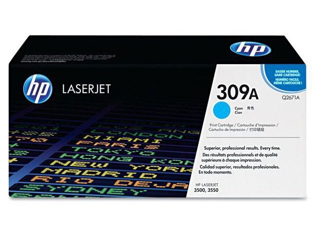 ICU Compatible/ OEM Get HP ICUQ2671A Yields 4,000 Pages 309A Cyan Laser Toner Cartridge