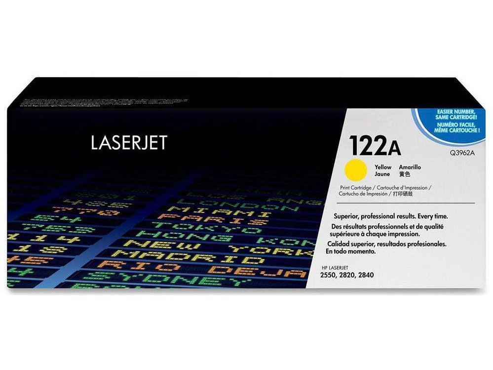 ICU Compatible/ OEM Get HP ICUQ3962A Yields 4,000 Pages 122A Yellow Laser Toner Cartridge - Ink Cartridges USA