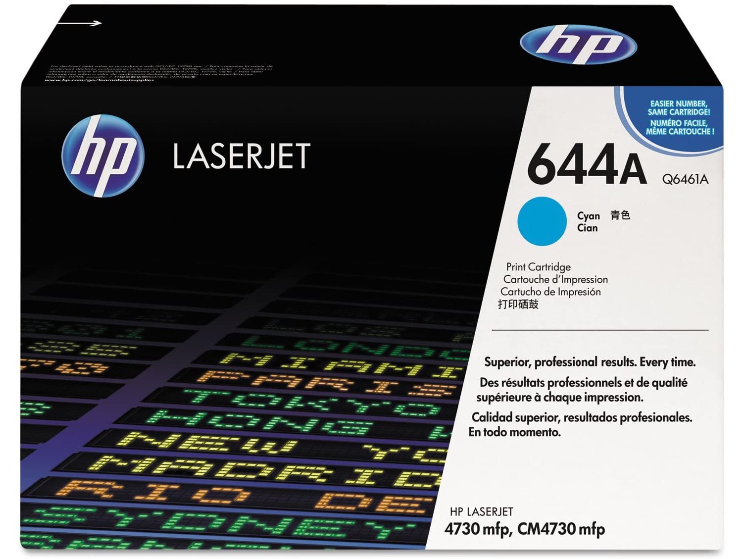 ICU Compatible/ OEM Get HP ICUQ6461A Yields 12,000 Pages 644A Cyan Laser Toner Cartridge