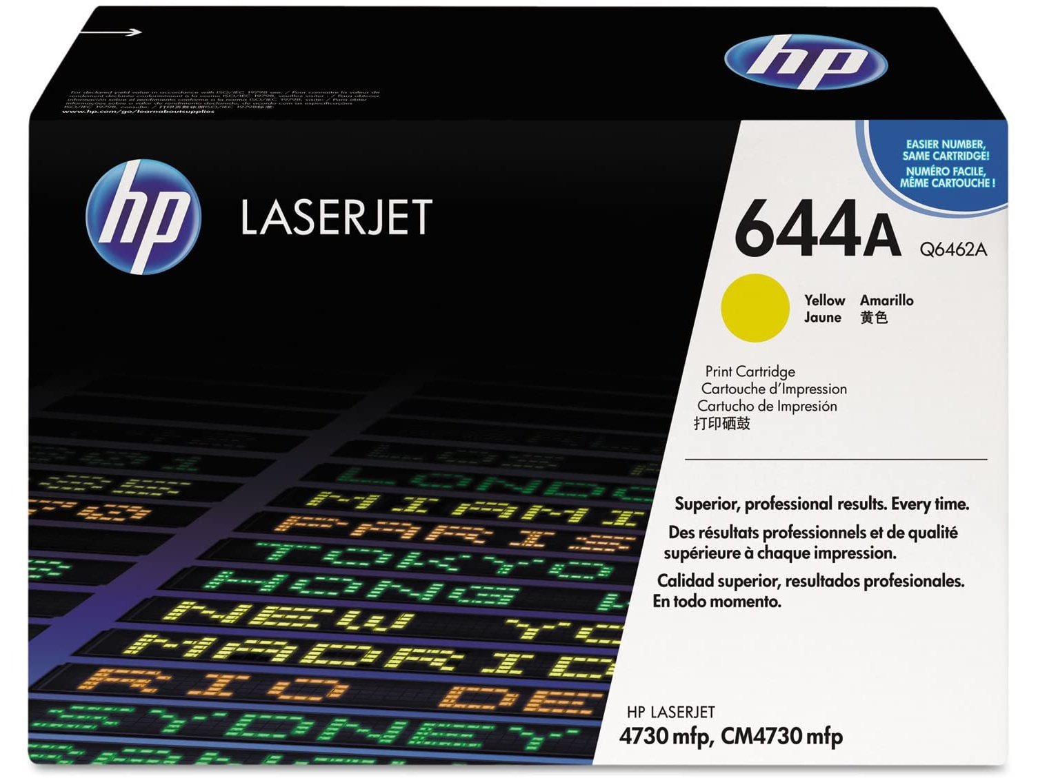 ICU Compatible/ OEM Get HP ICUQ6462A Yields 12,000 Pages 644A Yellow Laser Toner Cartridge