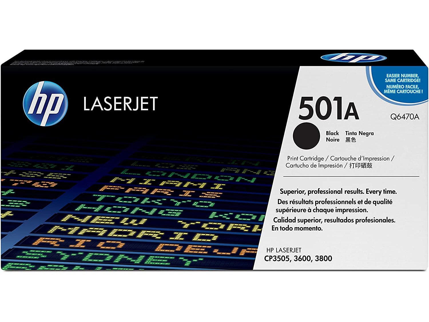 ICU Compatible/ OEM Get HP ICUQ6470A Yields 6,000 Pages 501A Black Laser Toner Cartridge