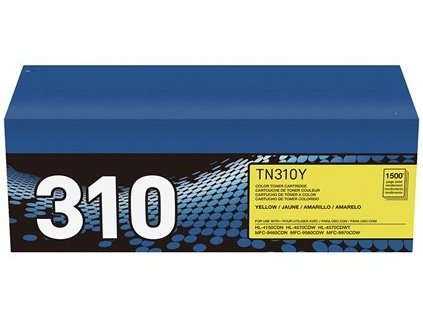 ICU Compatible/OEM Get Brother ICU-TN-310-Y Yields 3500 Pages TN-310 Yellow High Yield 3500 Pages Toner Cartridge (TN310Y) - Ink Cartridges USA